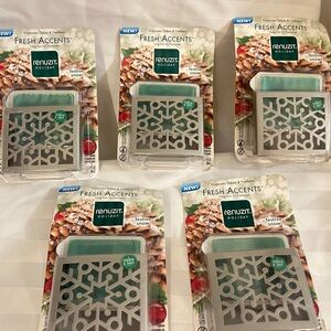 COPY - Decorative Air Freshener - Festive Snow Green Snowflake Design • Ships T…